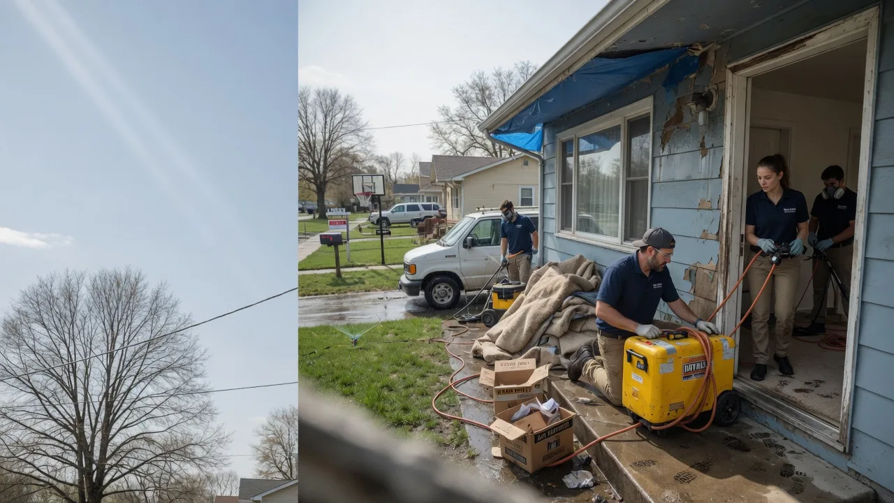 Basement Flood Cleanup in Gooding, ID near me
